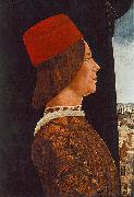 Ercole Roberti Portrait of Giovanni II Bentivoglio oil painting on canvas